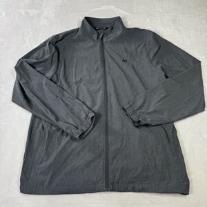 Travis Mathew Jacket Mens XL Gray Golf Lightweight Performance Stretch Softshell